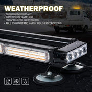 Car Double Row Section Strobe Light Engineering Vehicle Led Road Lights