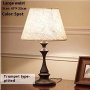 Retro Bedside Lamp Bedroom Table Office Study LED Lights