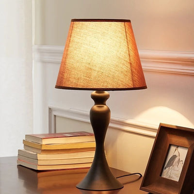 Retro Bedside Lamp Bedroom Table Office Study LED Lights