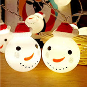 Snowman string lights Christmas lights decoration lights