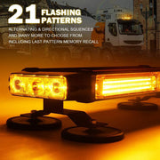 Car Double Row Section Strobe Light Engineering Vehicle Led Road Lights