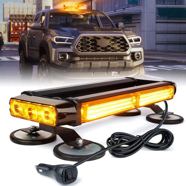 Car Double Row Section Strobe Light Engineering Vehicle Led Road Lights