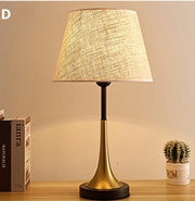 Retro Bedside Lamp Bedroom Table Office Study LED Lights
