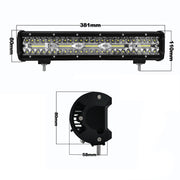 Automotive LED Strip Lights Three-row Work Light Off-road Vehicle Top Light