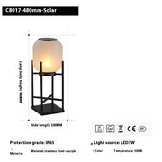 Simple Solar Outdoor Courtyard Atmosphere Landscape Lamp